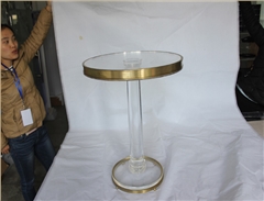 金屬邊框亞克力圓桌子 金屬邊框亞克力圓桌子