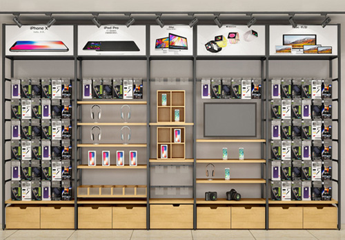 森濤制造蘋果手機配件展示架定制案例