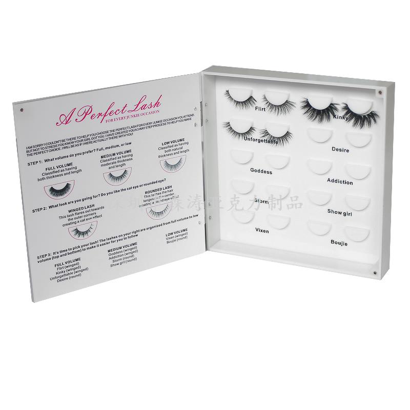 亞克力睫毛展示架制品|工廠|廠家加工|定制價(jià)格-森濤亞克力