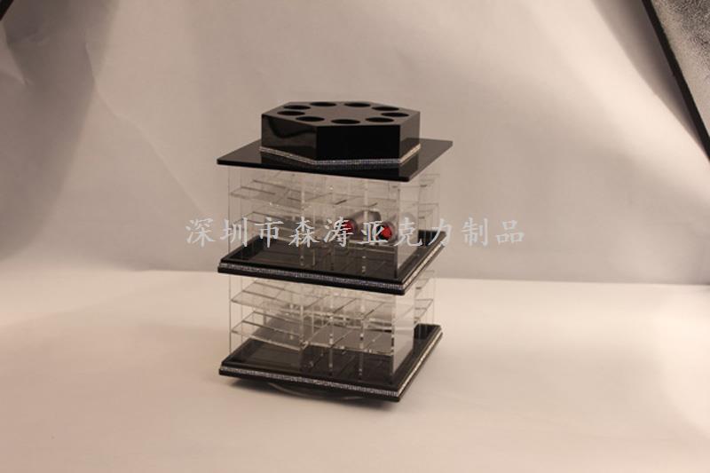 亞克力旋轉展示架廠家加工|定制價格-森濤亞克力制品