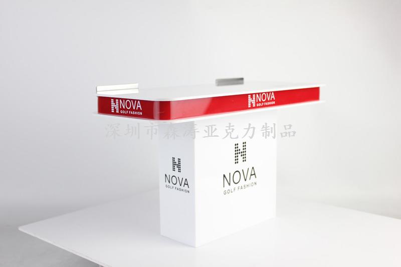 白色亞克力展示架廠家加工|定制價(jià)格-森濤亞克力制品