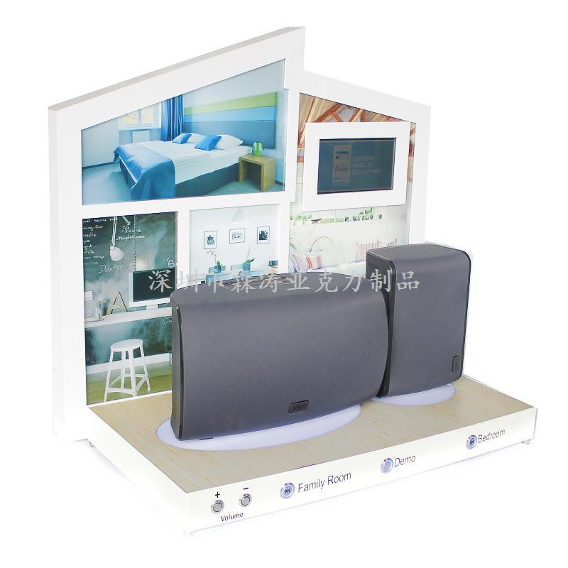亞克力音箱展示架廠家加工|定制價(jià)格-森濤亞克力制品