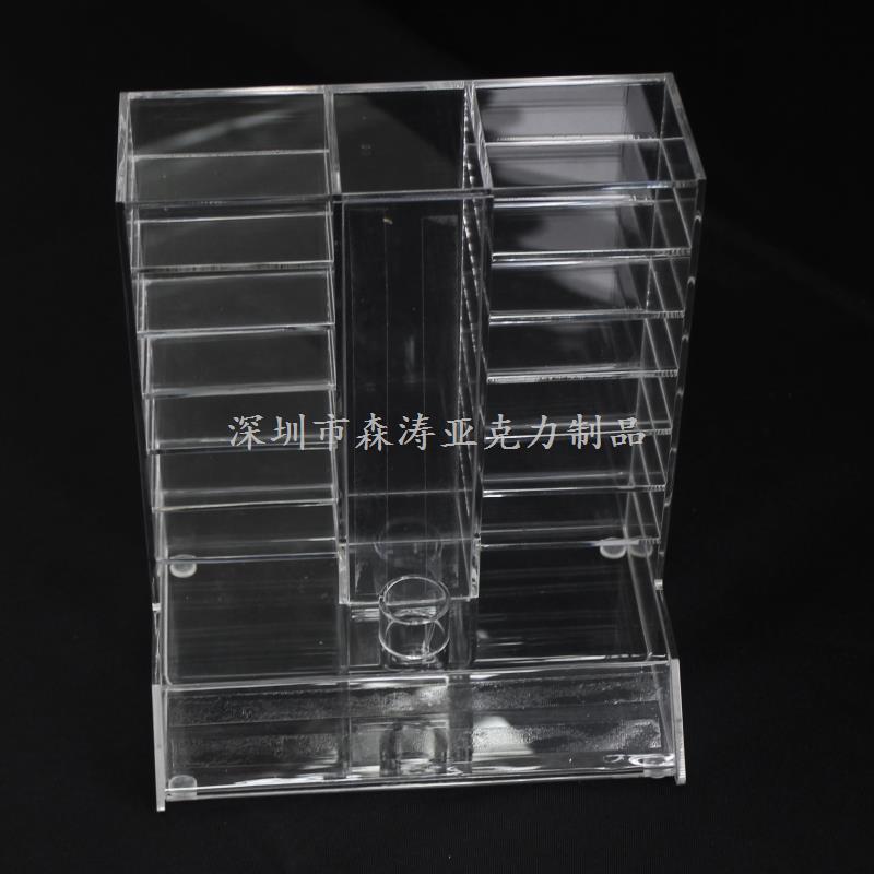 武夷山亞克力展示架|收納盒廠家加工定制-深圳森濤亞克力制品 亞克力電腦展示架