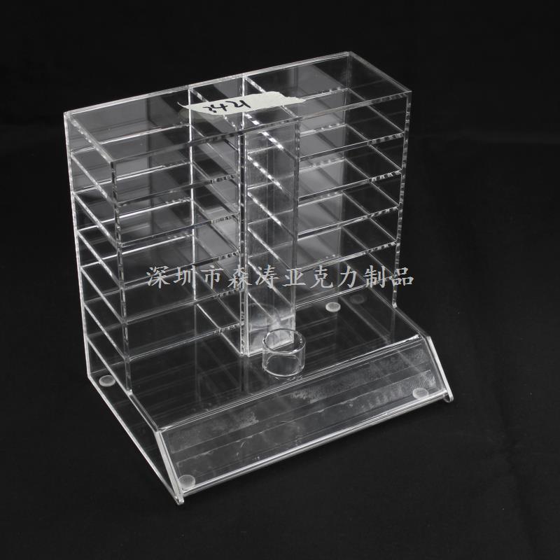 建甌亞克力展示架|收納盒廠家加工定制-深圳森濤亞克力制品 亞克力工具展示架
