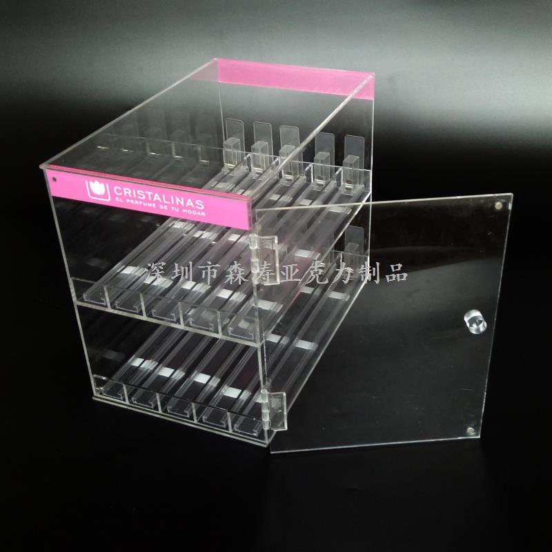 鹽城亞克力展示架|收納盒廠家加工定制-深圳森濤亞克力制品