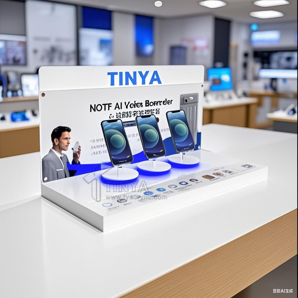 森濤亞克力制品定制亞克力手機(jī)發(fā)光陳列架