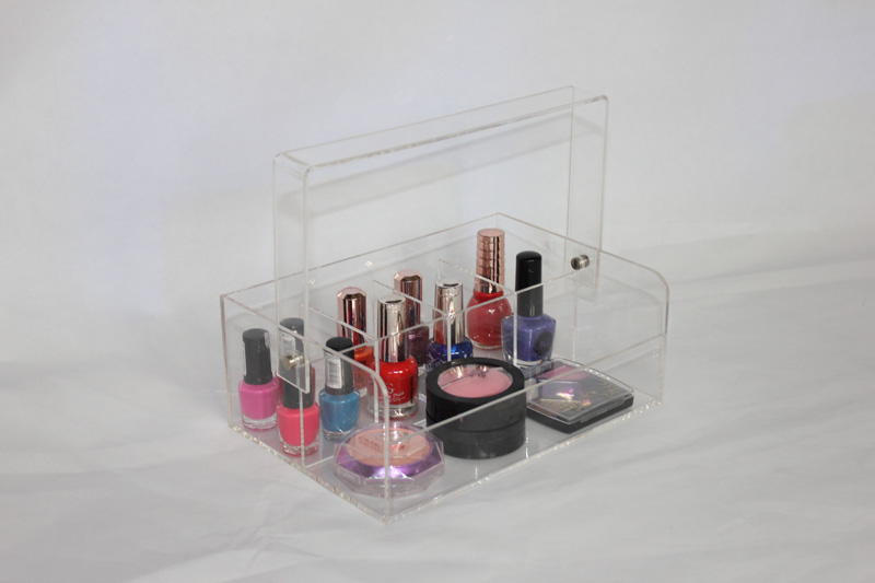 手提亞克力化妝品收納盒