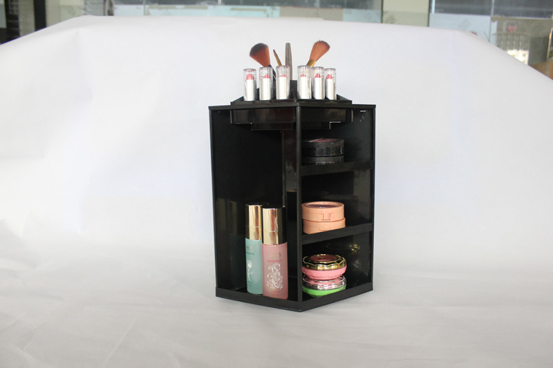 旋轉(zhuǎn)亞克力化妝品收納盒