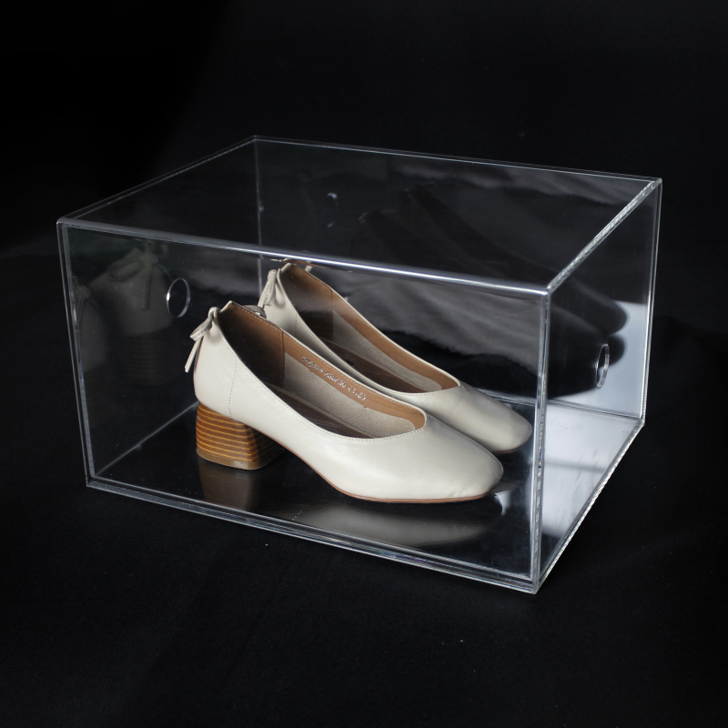 透明亞克力方形鞋盒子