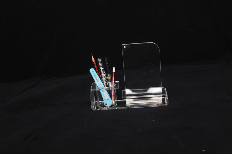 單筒透明亞克力筆架