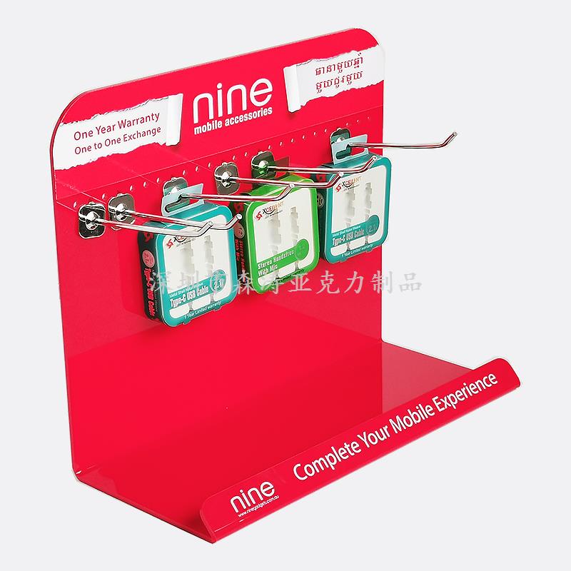 簡(jiǎn)易電子配件展示架