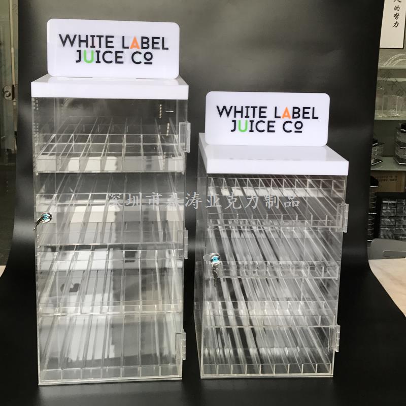 多層帶門定制有機玻璃展示架