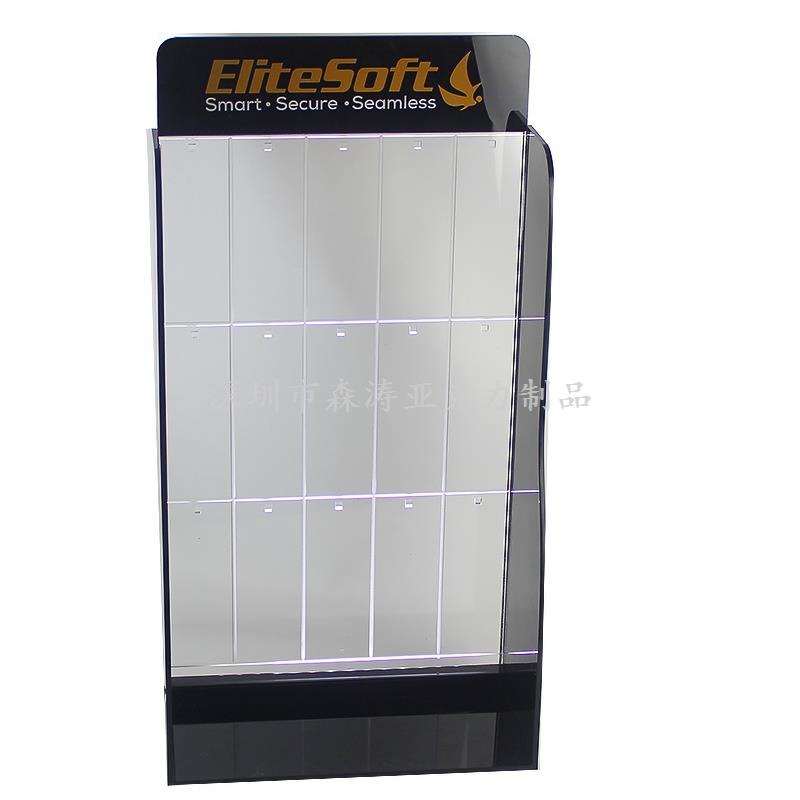 亞克力展柜剖面 