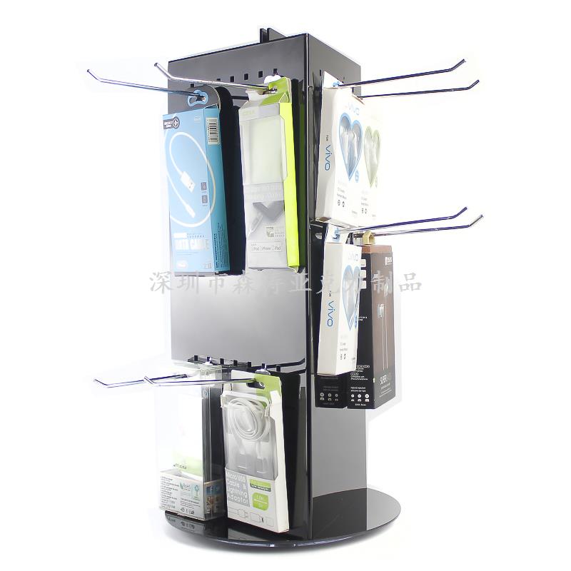 三角體亞克力掛件展示架