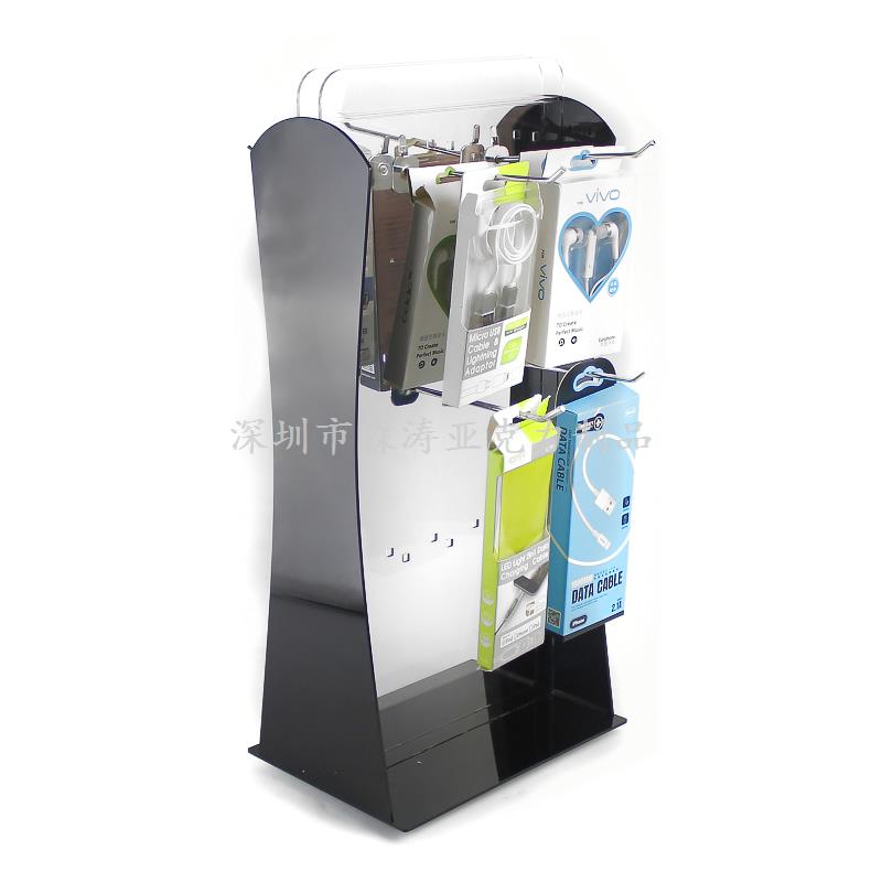 雙面黑透亞克力展示架