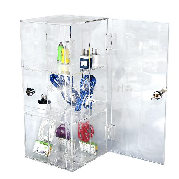 雙門3層亞克力展示柜